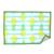 pineapples and stripes deluxe microfiber screen cleaning cloth for iPad, iPhone, glasses, and other touchscreens